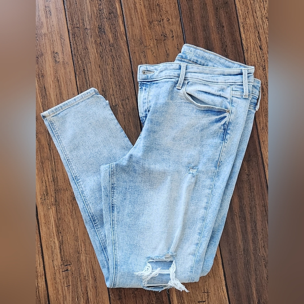 Old Navy Rockstar Super Skinny Mid Rise Jeans